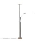 Lampadaire led en métal gris Lampadaire led en métal gris