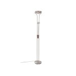 Lampadaire led en métal gris Lampadaire led en métal gris