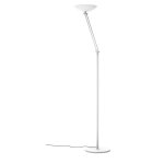 Lampadaire led en métal h 186 cm blanc Lampadaire led en métal h 186 cm blanc