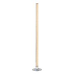 Lampadaire led en plastique argent