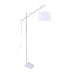Lampadaire liseuse bois, blanc - , h180x d 80xp80cm Lampadaire liseuse bois, blanc - , h180x d 80xp80cm
