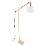 Lampadaire liseuse bois, naturel, h180xd80xp80cm Lampadaire liseuse bois, naturel, h180xd80xp80cm
