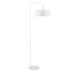 Lampadaire liseuse métal, blanc , h157xd30xp42cm Lampadaire liseuse métal, blanc , h157xd30xp42cm