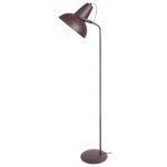 Lampadaire liseuse métal, marron, h150xd29xp29 cm Lampadaire liseuse métal, marron, h150xd29xp29 cm