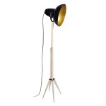 Lampadaire liseuse mtal noir