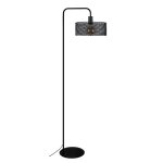 Lampadaire liseuse métal, noir , h157xd 30xp42cm Lampadaire liseuse métal, noir , h157xd 30xp42cm