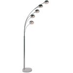 Lampadaire lounge five fingers 201cm chrom kare design