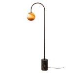 Lampadaire marbre brun 20x42x163cm