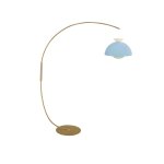 Lampadaire mtal, beige , h 195xd43xp110cm