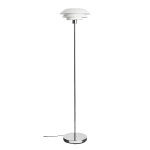 Lampadaire en métal blanc mat Lampadaire en métal blanc mat