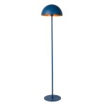 Lampadaire mtal bleu