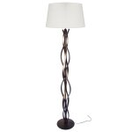 Lampadaire métal bronze Lampadaire métal bronze