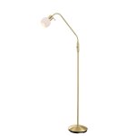 Lampadaire en mtal dor