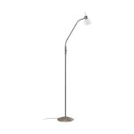 Lampadaire en métal gris Lampadaire en métal gris