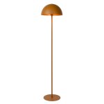 Lampadaire mtal jaune ocre