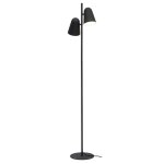 Lampadaire m�tal noir 28x28x145cm