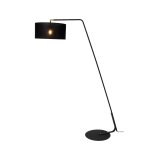 Lampadaire mtal noir