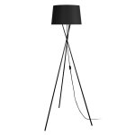 Lampadaire métal noir Lampadaire métal noir