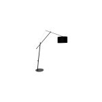 Lampadaire en métal noir Lampadaire en métal noir