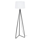 Lampadaire mtal noir et blanc