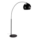 Lampadaire en mtal noir h195 cm black sphere