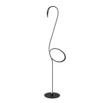 Lampadaire mtal noir rvb