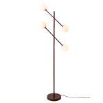 Lampadaire métal rouge 48x26x170cm Lampadaire métal rouge 48x26x170cm