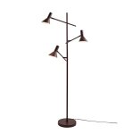 Lampadaire métal rouge 59x42x171cm Lampadaire métal rouge 59x42x171cm