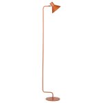 Lampadaire rglable mtal orange