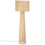 Lampadaire en rotin tress h150