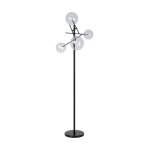 Lampadaire pour le salon à la hauteur noire 190 cm en métal Lampadaire pour le salon à la hauteur noire 190 cm en métal