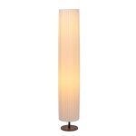 Lampadaire tissu 2 lumires blanc 120 cm