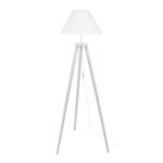 Lampadaire tissu blanc 40 cm