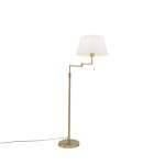 Lampadaire en tissu bronze Lampadaire en tissu bronze