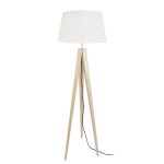Lampadaire tissu cru 50 cm