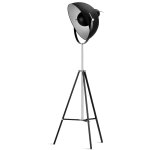 Lampadaire trpied noir h185cm