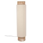 Lampadaire tube en lin et jute h126