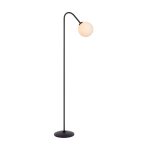 Lampadaire verre et mtal - 26x26x150