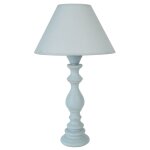 Lampes  poser bois, gris , h43xd30xp30 cm
