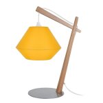 Lampes  poser bois, naturel, h35xd29xp29cm
