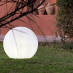 Lampe boule d'extrieur diamtre 40cm blanc