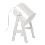 Lampe de bureau bois blanc Lampe de bureau bois blanc