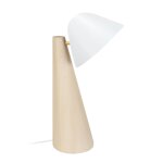 Lampes  poser bureau bois, naturel, h42xd25xp 25cm