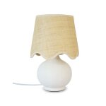 Lampe de chevet céramique blanche Lampe de chevet céramique blanche