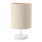 Lampe de chevet jute beige 20x20x32 cm Lampe de chevet jute beige 20x20x32 cm