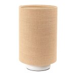 Lampe de chevet jute marron 20x20x34 cm Lampe de chevet jute marron 20x20x34 cm