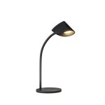 Lampe design en mtal noir