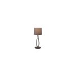 Lampe design en mtal taupe