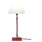 Lampe filaire métal rouge h. 22cm Lampe filaire métal rouge h. 22cm
