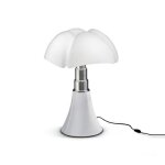 Lampe led blanche avec variateur h35cm